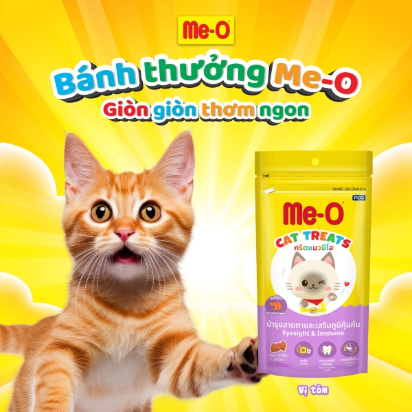 Bánh thưởng Me-O vị Tôm