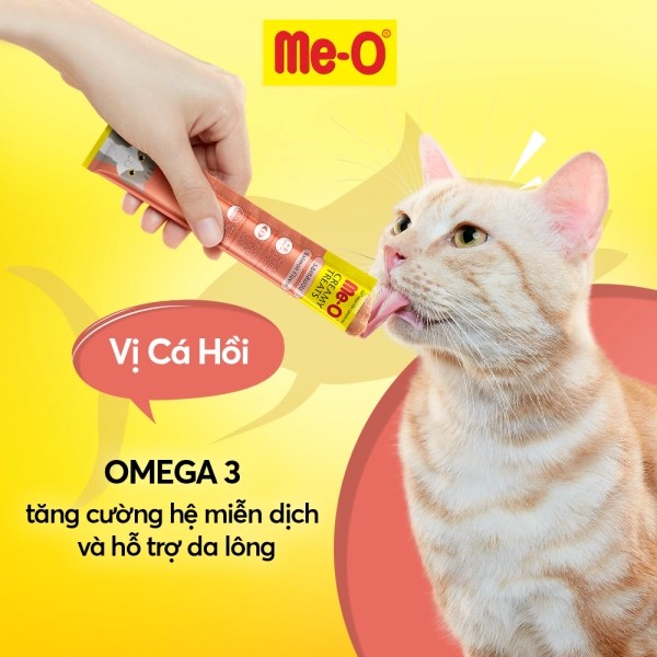 Súp thưởng mèo Me-O Creamy Treats Happy Time
