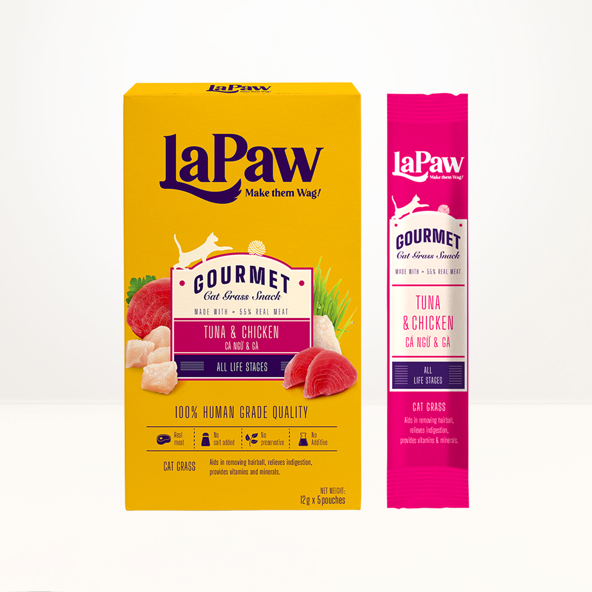 Súp thưởng cho mèo mọi lứa tuổi LaPaw Gourmet 12g