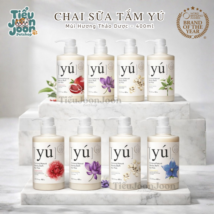 Dầu tắm Yú cho chó mèo 400ml