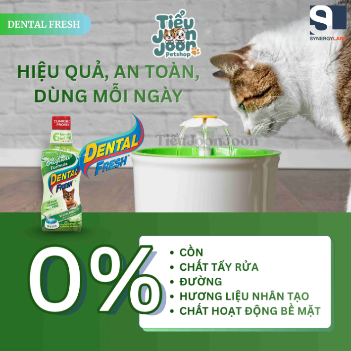 Dung Dịch Hết Hôi Miệng Cho Mèo 237ml [USA]