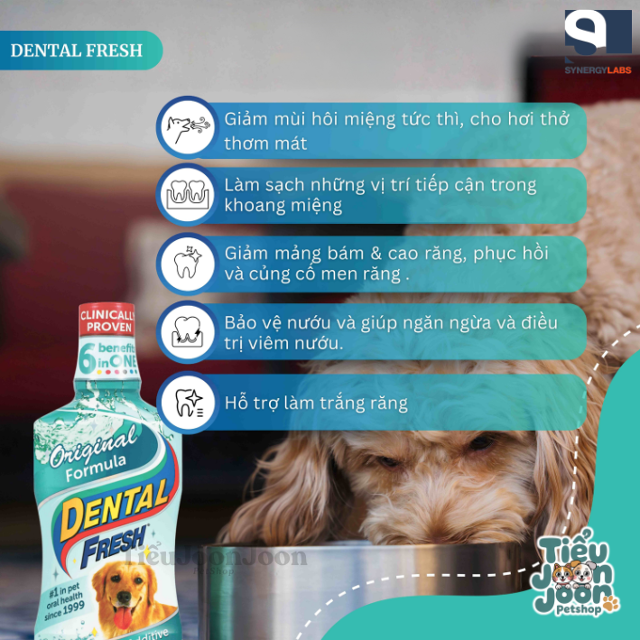 Dung Dịch Hết Hôi Miệng Cho Chó 237ml [USA]