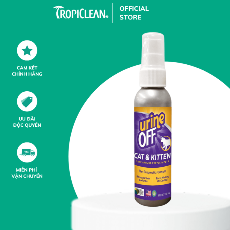 Xịt khử mùi nước tiểu mèo Urine OFF 118ml
