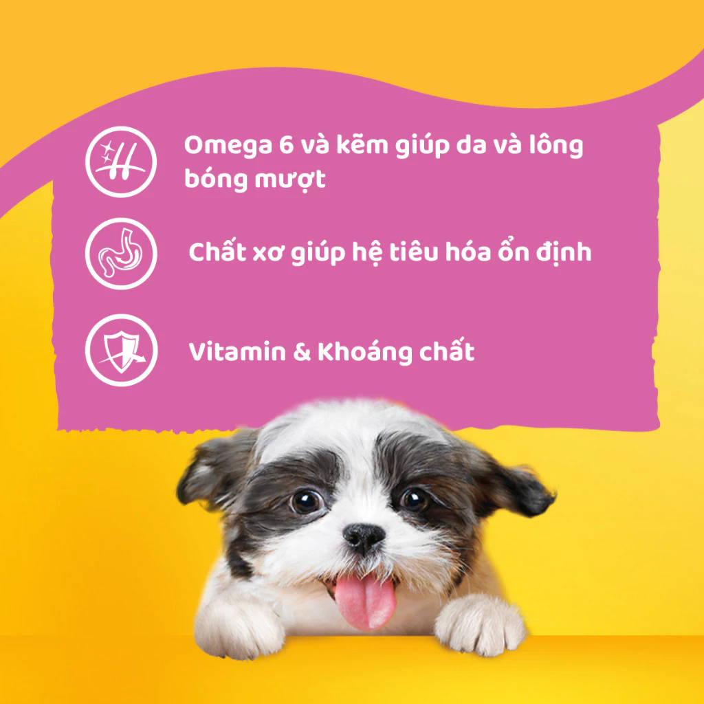 Pate cho chó con dạng sốt Pedigree - Gà nấu sốt 130g
