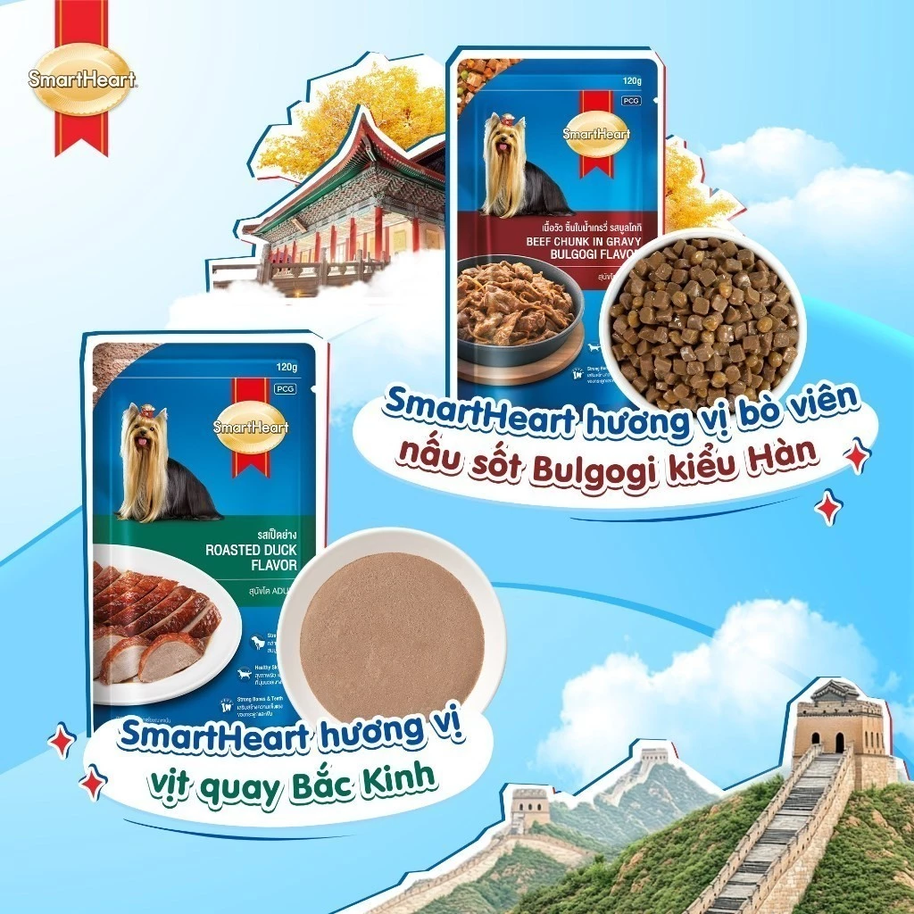 Pate cho chó SmartHeart SPECIAL POUCH gói 120g