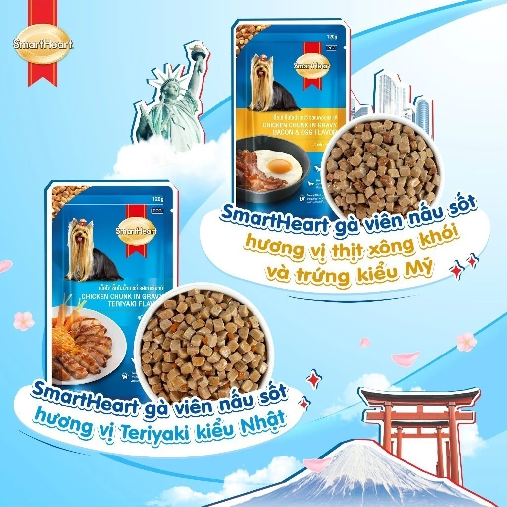 Pate cho chó SmartHeart SPECIAL POUCH gói 120g
