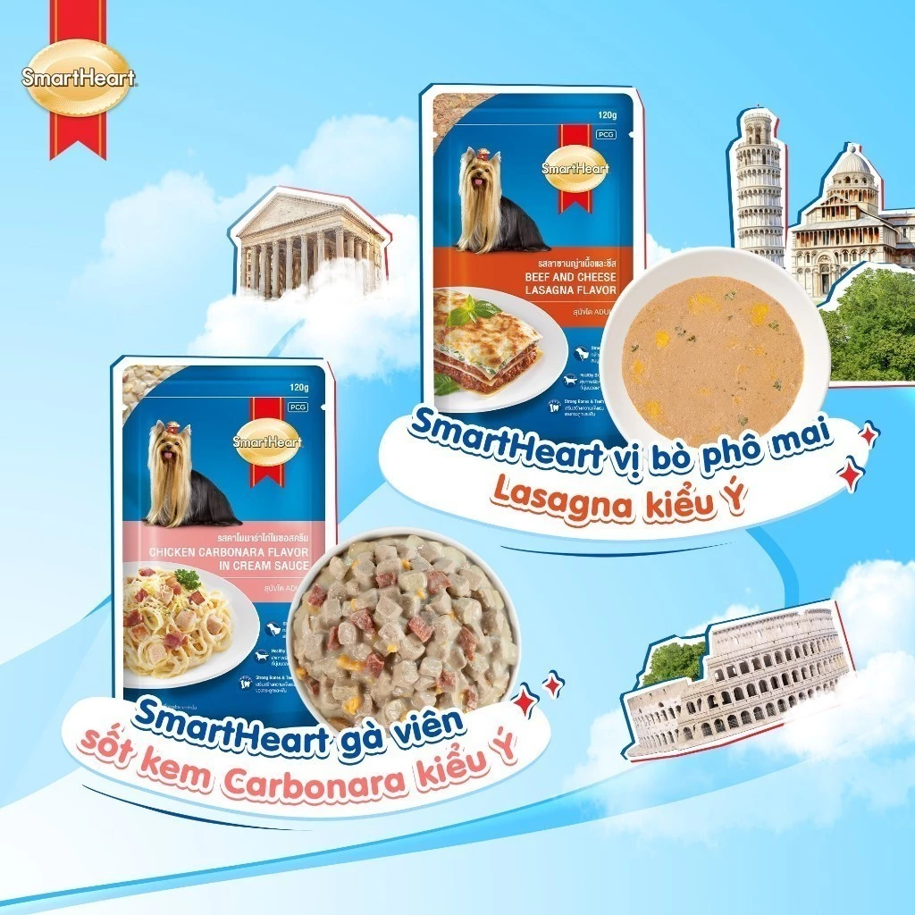 Pate cho chó SmartHeart SPECIAL POUCH gói 120g