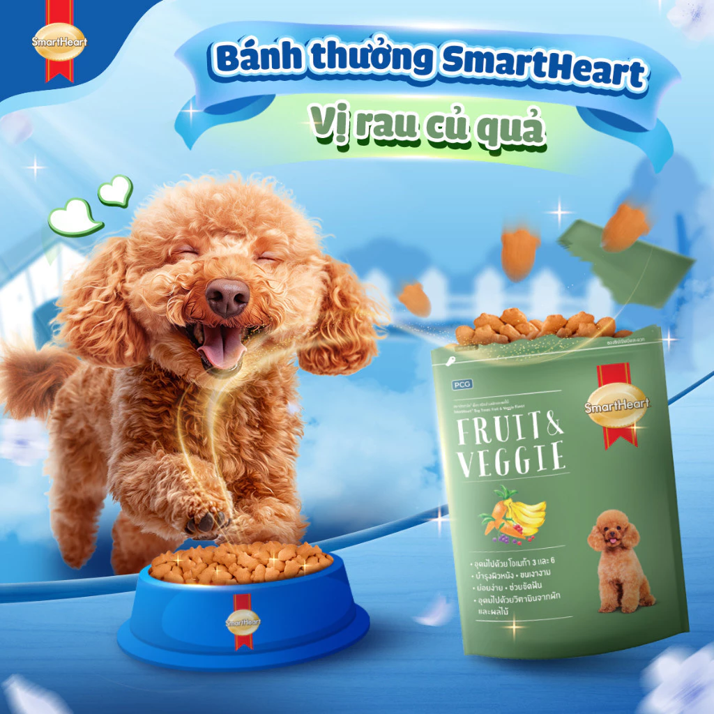 Bánh thưởng cho chó SmartHeart 100g