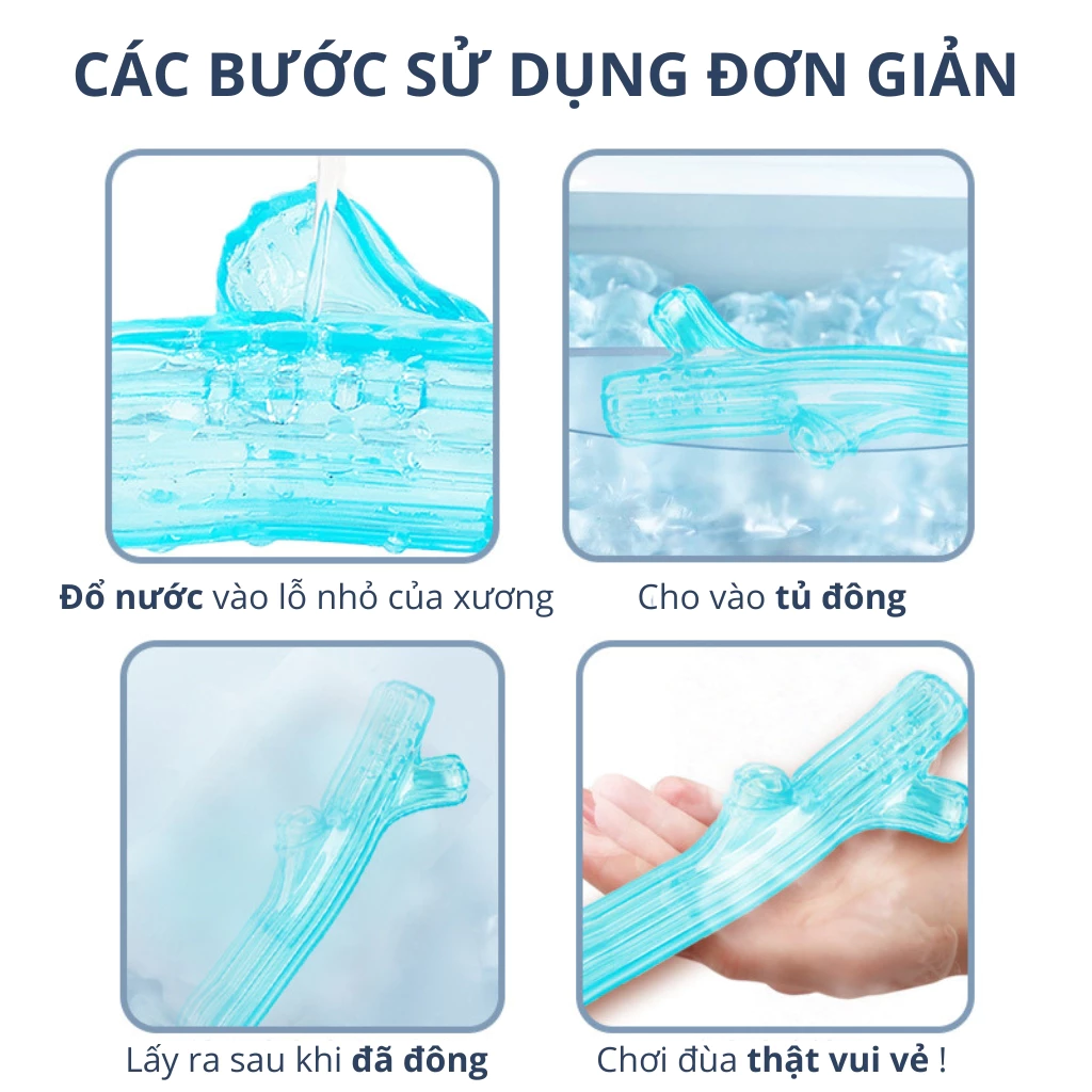 Đồ chơi cho chó xương gặm làm lạnh FOFOS