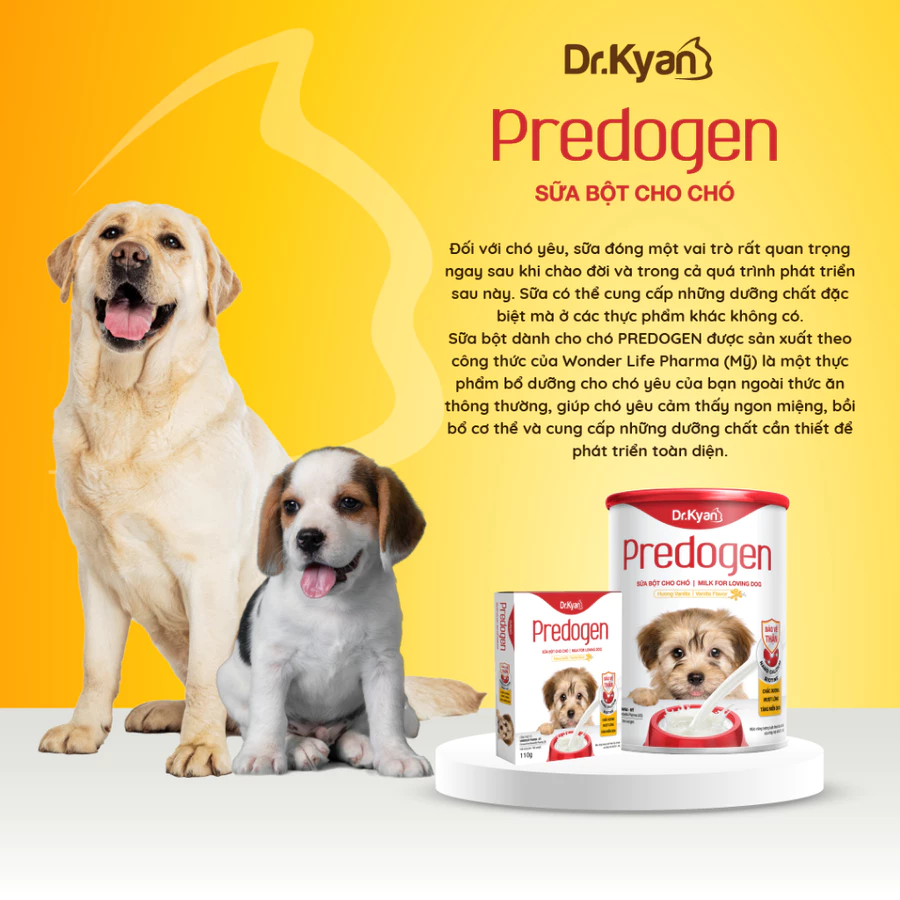 Sữa bột Predogen Dr.Kyan cho Chó 110g