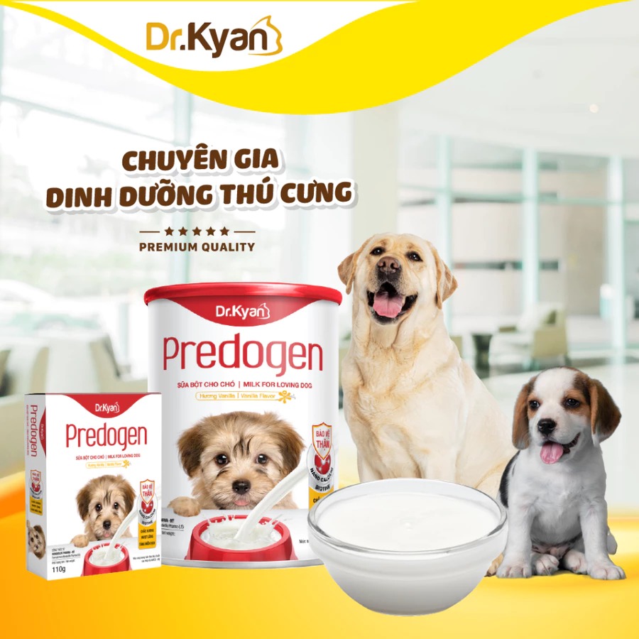Sữa bột Predogen Dr.Kyan cho Chó 110g