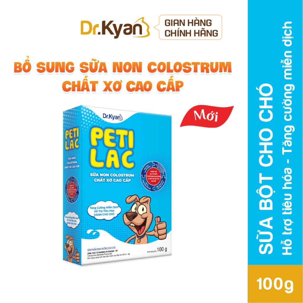 Sữa Non PETILAC Chó Hộp 100g