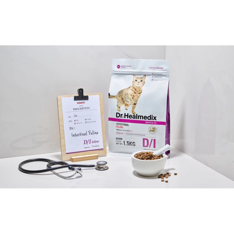 Thức ăn hạt cho mèo Hỗ Trợ Tiêu Hóa DR. HEALMEDIX INTESTINAL (FELINE) D/I 1,5kg