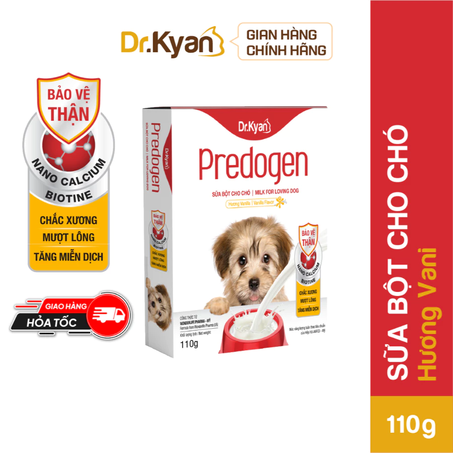 Sữa bột Predogen Dr.Kyan cho Chó 110g