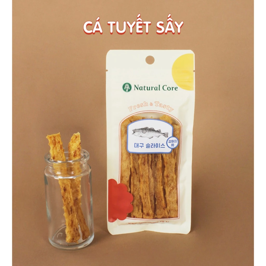 Cá Tuyết và Bí Ngô Sấy Natural Core 30g