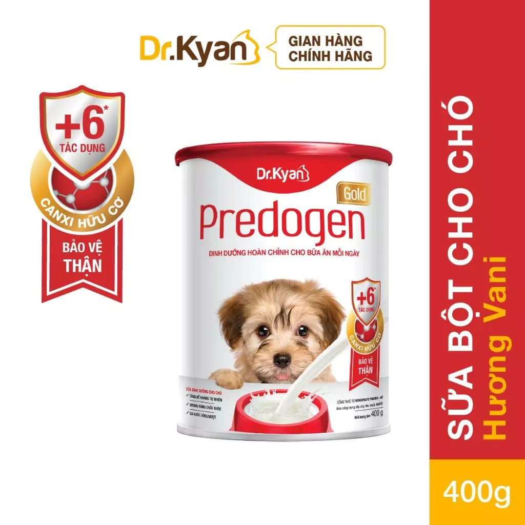 Sữa bột Predogen Dr.Kyan cho Chó lon 400g