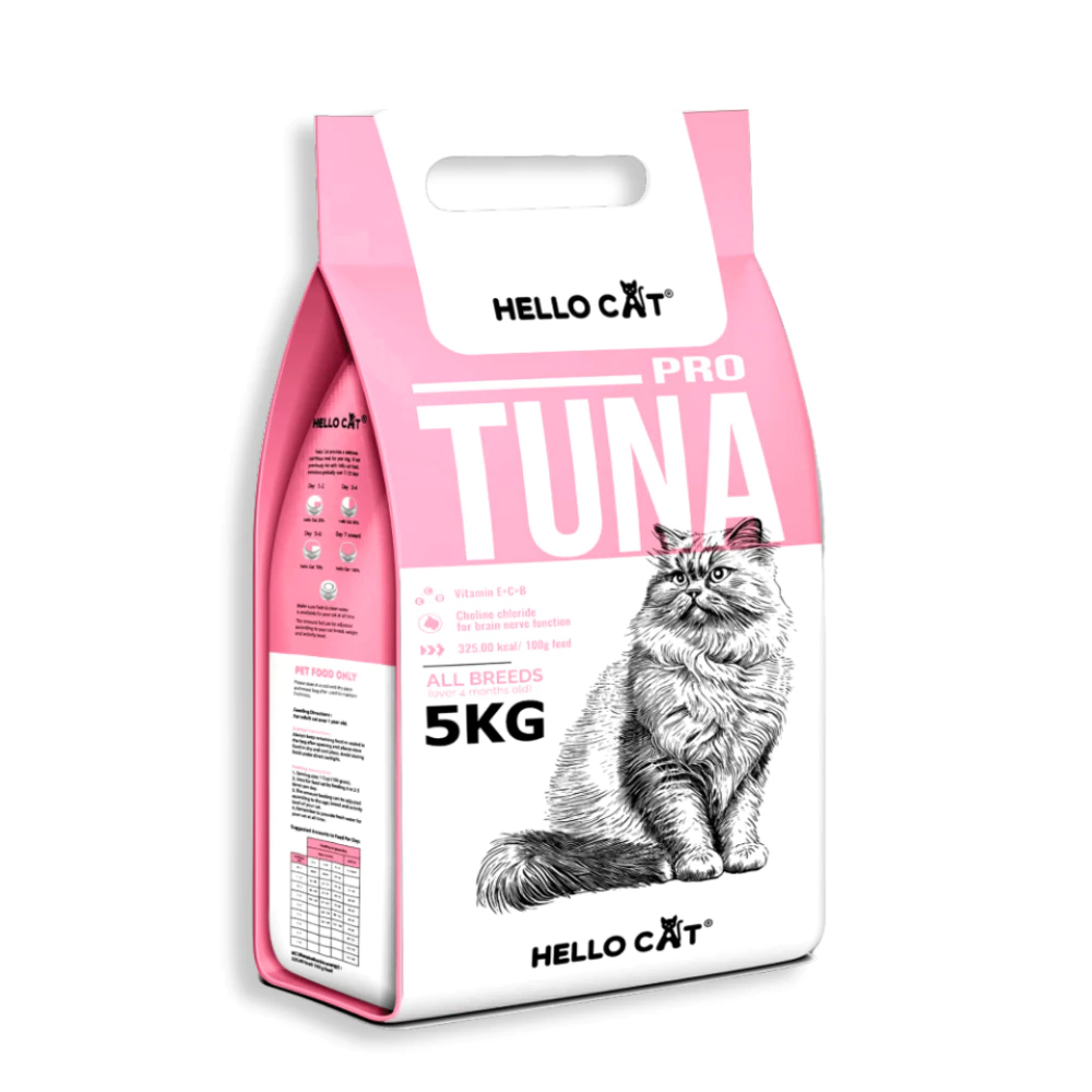 Thức ăn hạt Hello Cat dành cho mèo mọi lứa tuổi - Vị Cá Ngừ