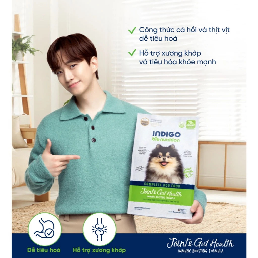 Thức ăn dinh dưỡng cho Chó INDIGO Tăng Cường Xương Khớp và Tiêu Hóa 2kg