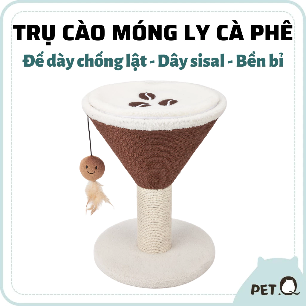 Trụ cào móng mèo Ly Cà Phê FOFOS