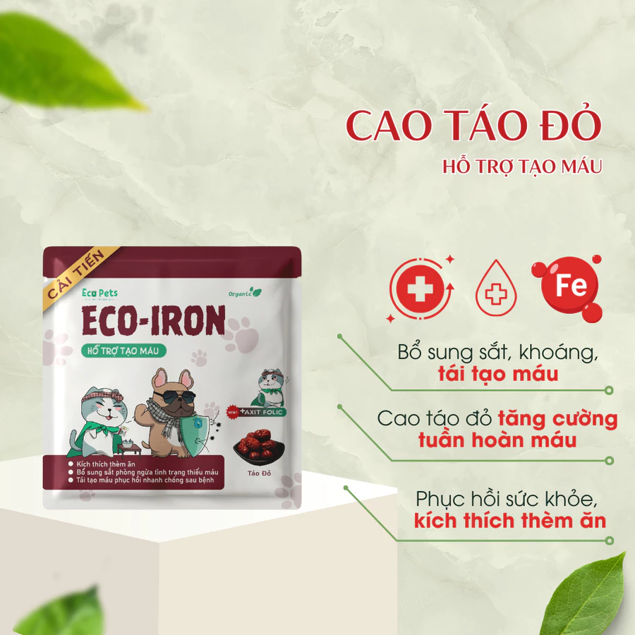 Bột bổ máu Ecopets ECO IRON 5G
