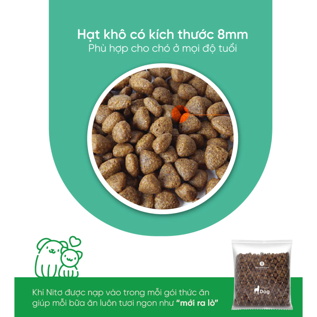 Thức ăn cho chó Natural Core S1 Thịt Gà & Cá Hồi 1kg