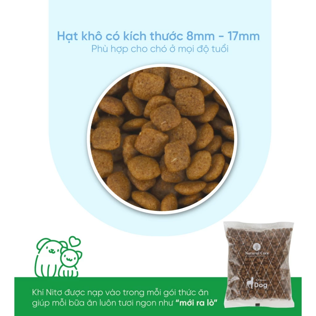 Thức ăn cho chó Natural Core Bị Dị Ứng 800g (Mealworm)
