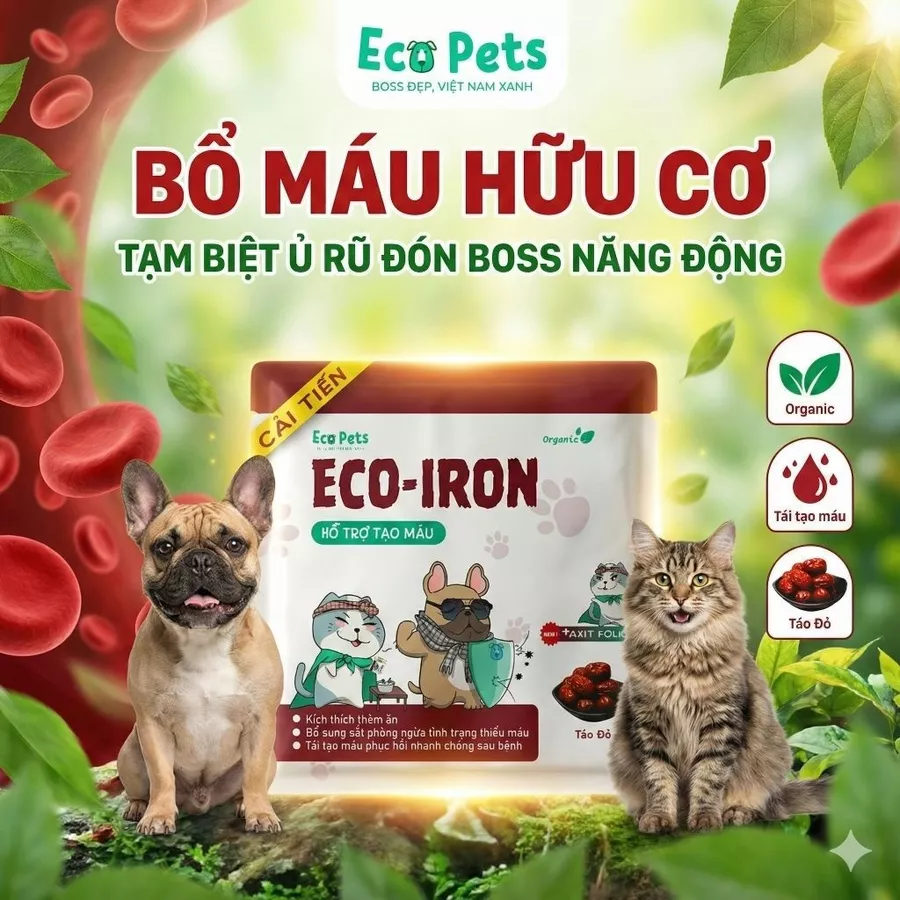 Bột bổ máu Ecopets ECO IRON 5G