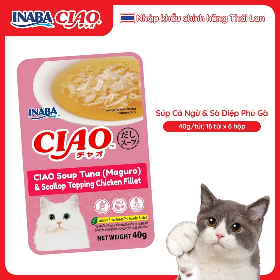 Pate cho mèo INABA CIAO gói 40g