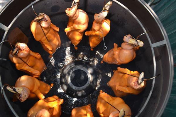 Cách Quay Vịt Bằng Lò Quay Vịt Inox Da Giòn Vàng Đẹp