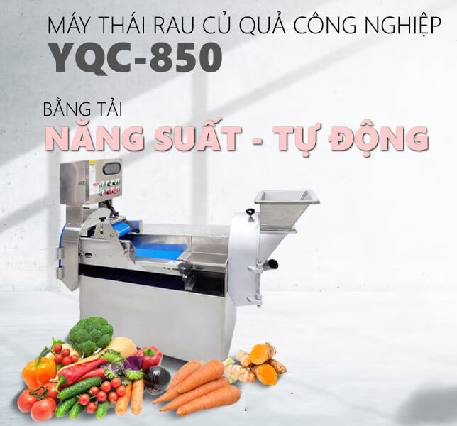 Máy Thái Rau Củ Công Nghiệp YQC-850