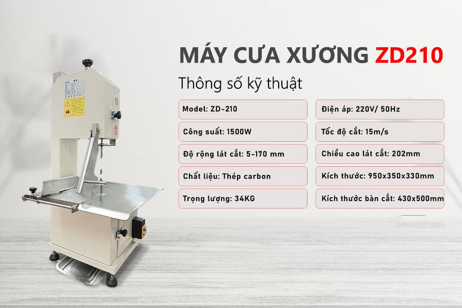 Máy Cưa Xương ZD-210 Vỏ Thép Sơn Tĩnh Điện