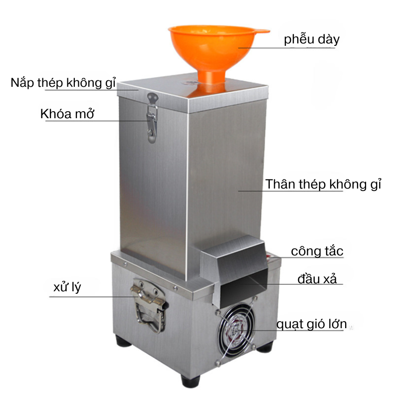 Máy bóc vỏ tỏi