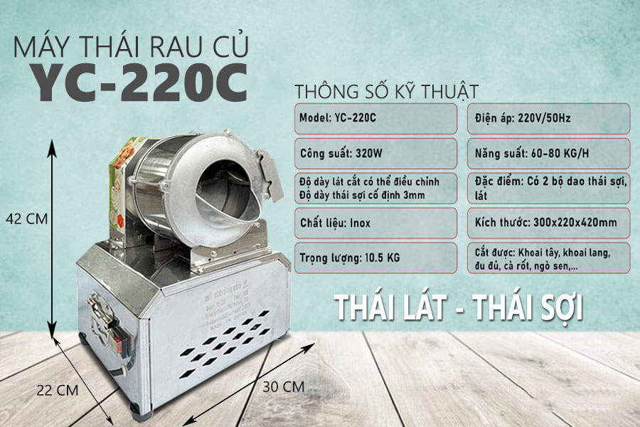 Máy Thái Rau Củ YC-220C