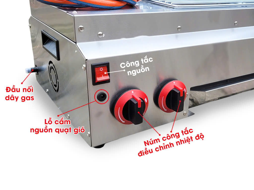 Bếp nướng thịt xiên không khói T60