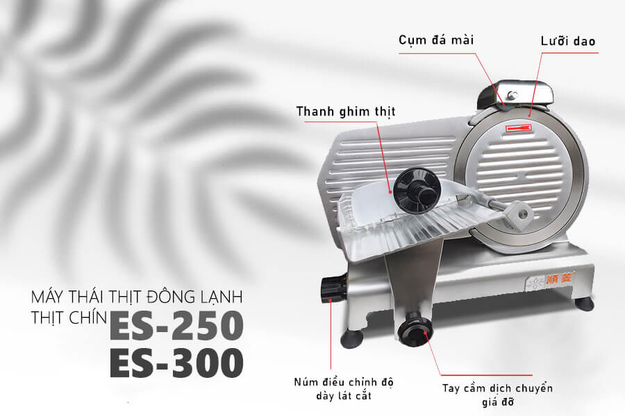 Máy Thái Thịt Đông Lạnh và Thịt Chín ES-250