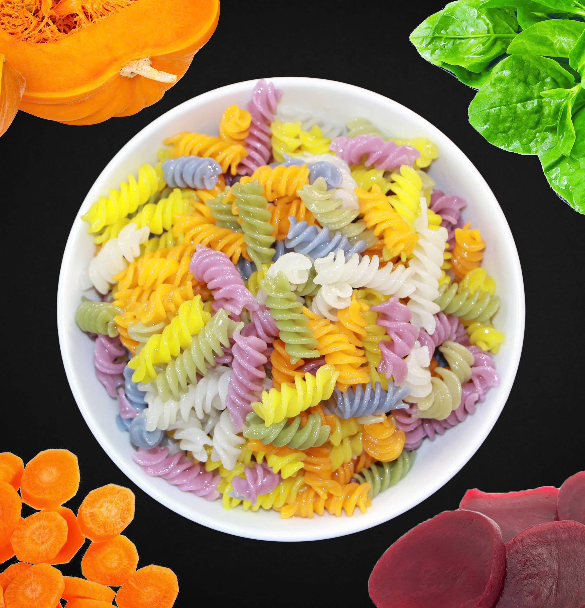 Nui Sala Ngũ Sắc Hình Xoắn