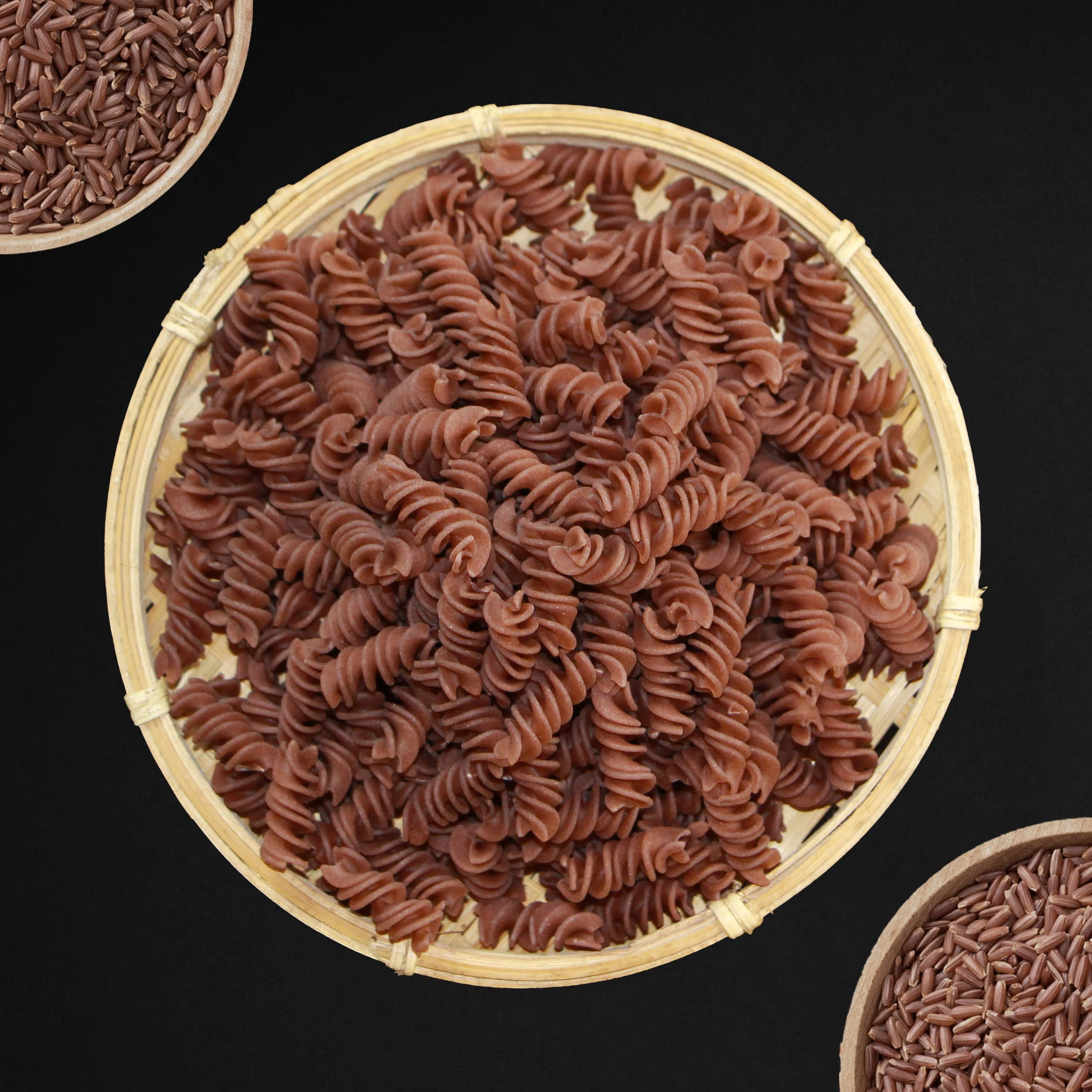 Nui Sala gạo lứt hình Xoắn