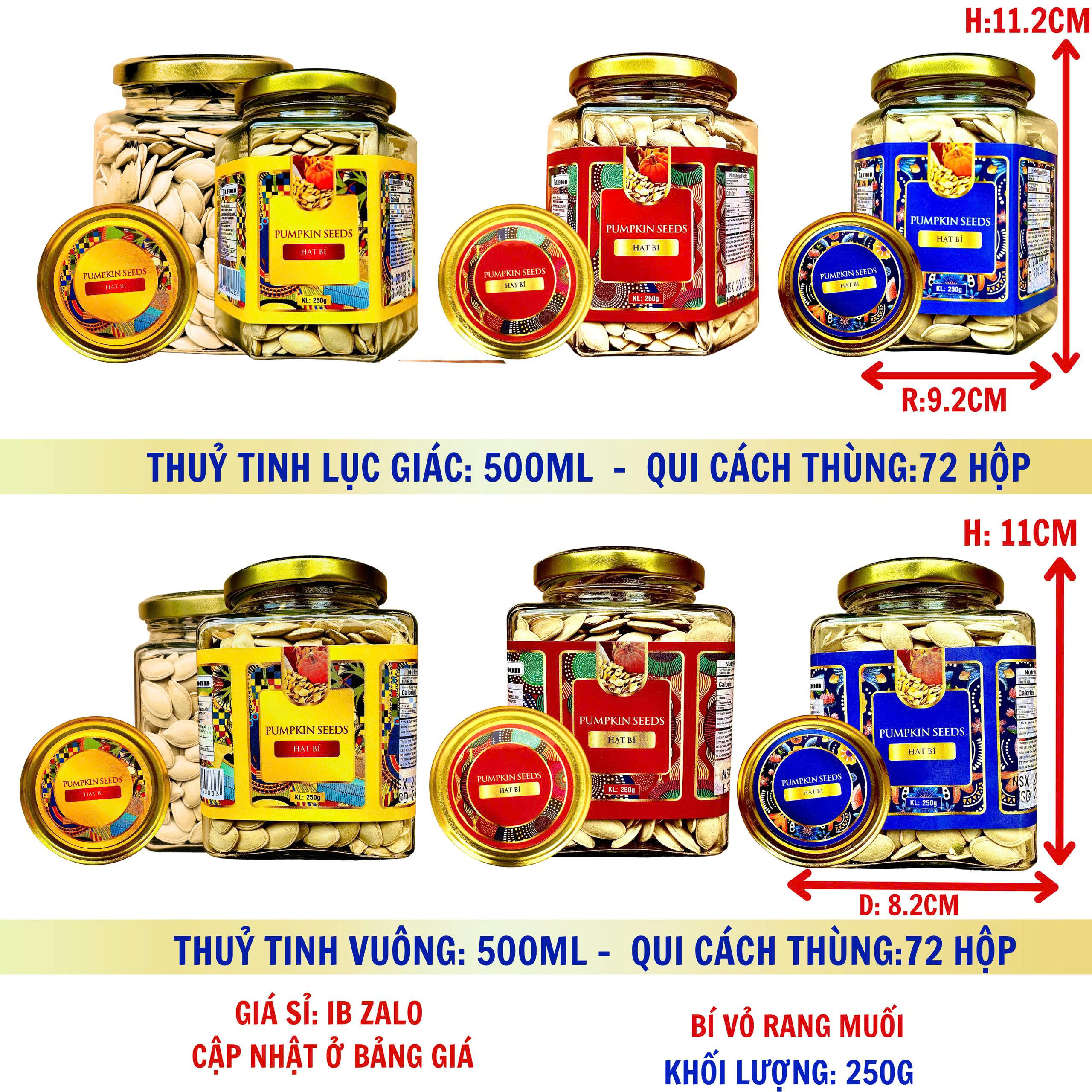 Bí vỏ rang muối - 250g