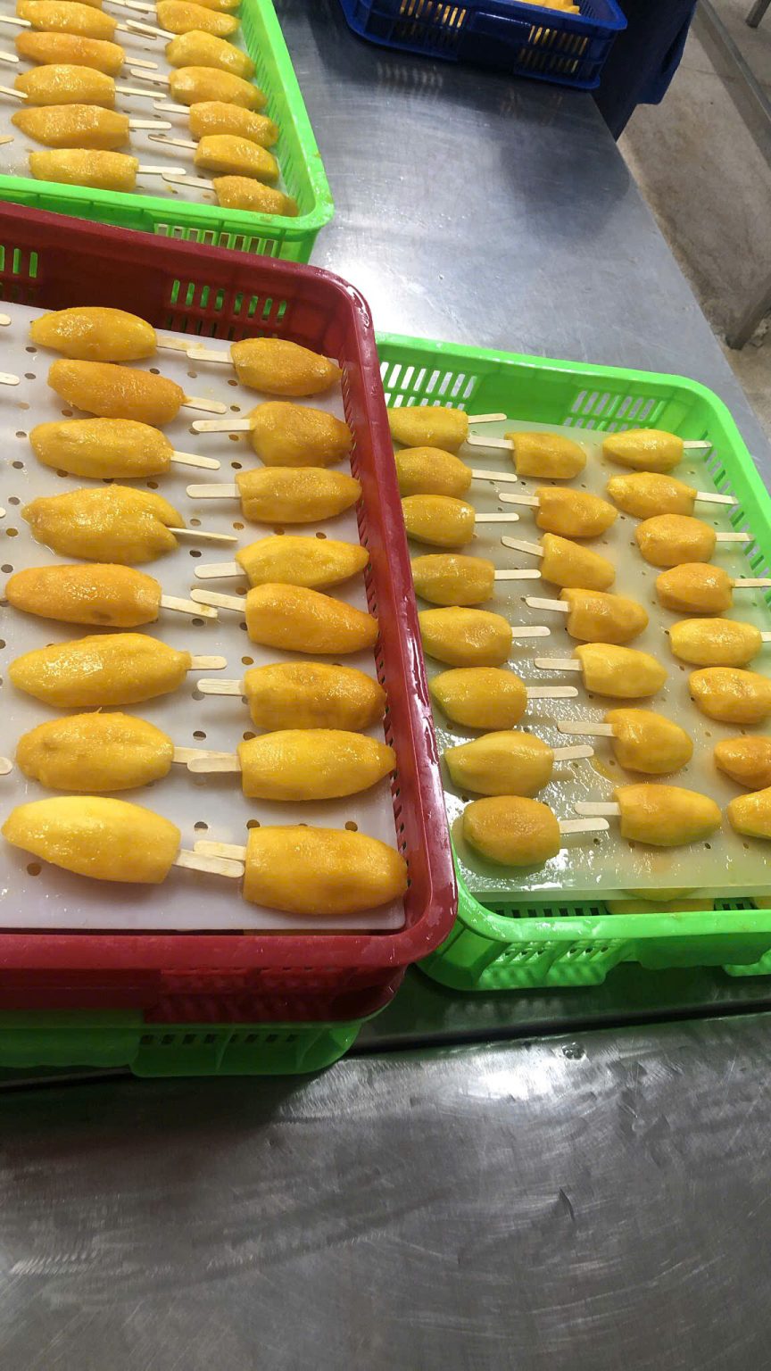 XOÀI CẮT MÁ CẮM QUE ĐÔNG LẠNH