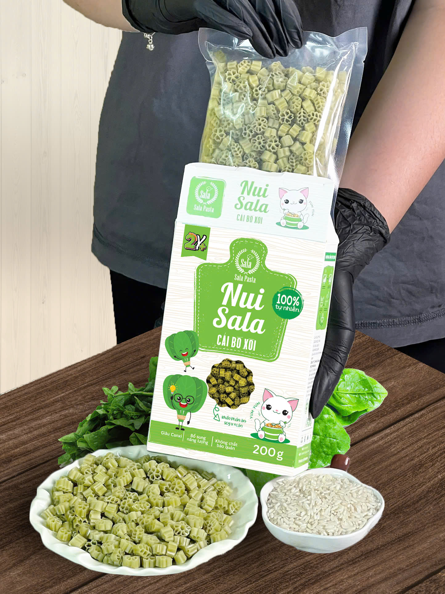 Nui Sala Cải bó xôi