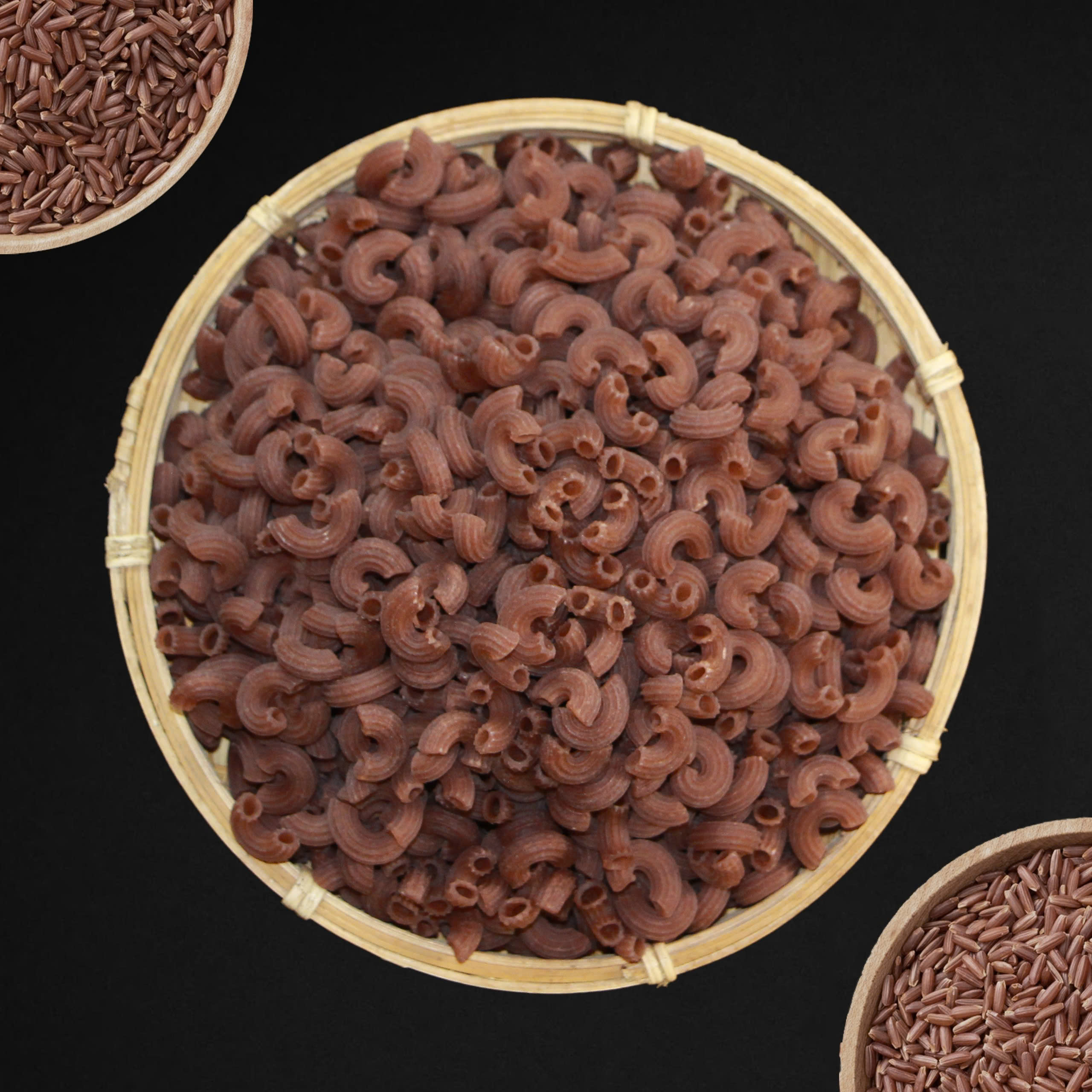 Nui Sala gạo lứt hình chữ C