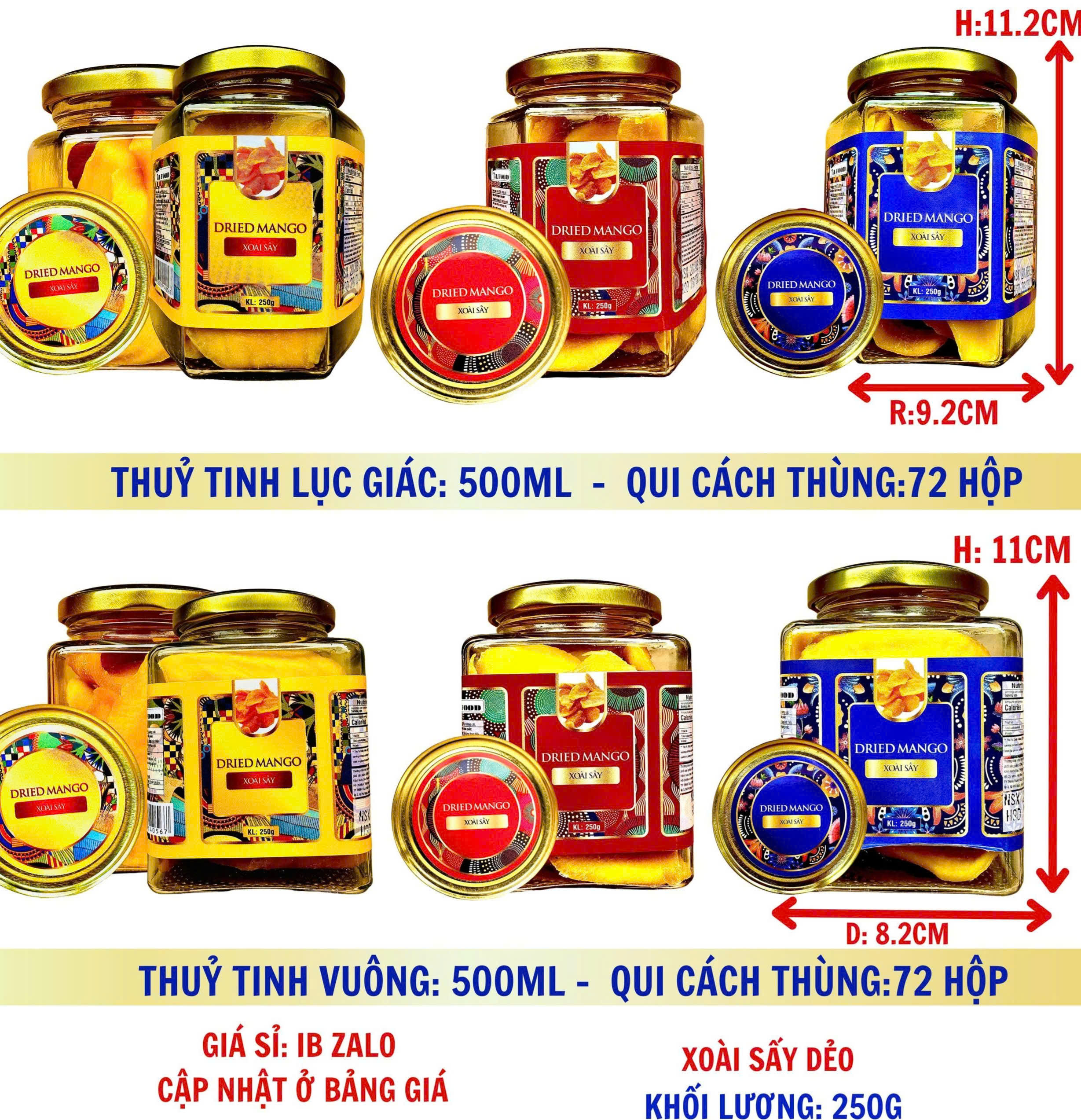 Xoài sấy dẻo - 250g