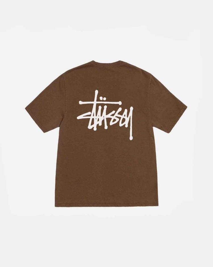 Basic stussy tee pigment dyed