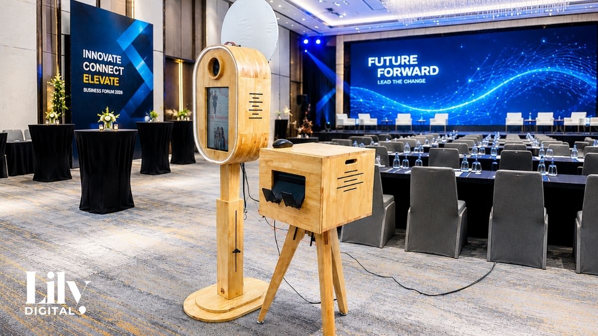 Dịch vụ thuê Photobooth sự kiện Hà Nội chuyên nghiệp của Lily Digital