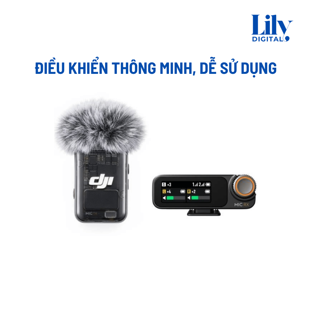 Dịch vụ cho thuê thiết bị âm thanh DJI Mic 2