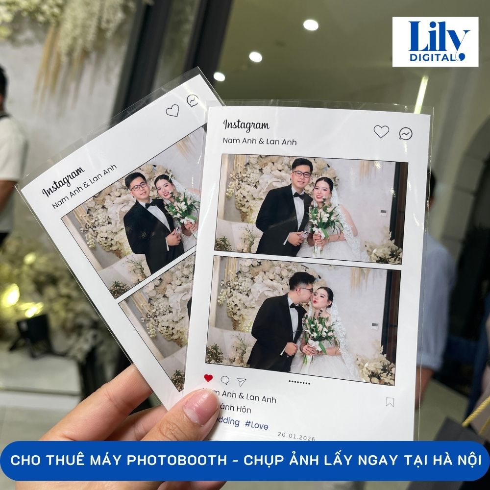 Thuê Máy photobooth chụp và in ảnh lấy ngay cho thuê tại Hà Nội
