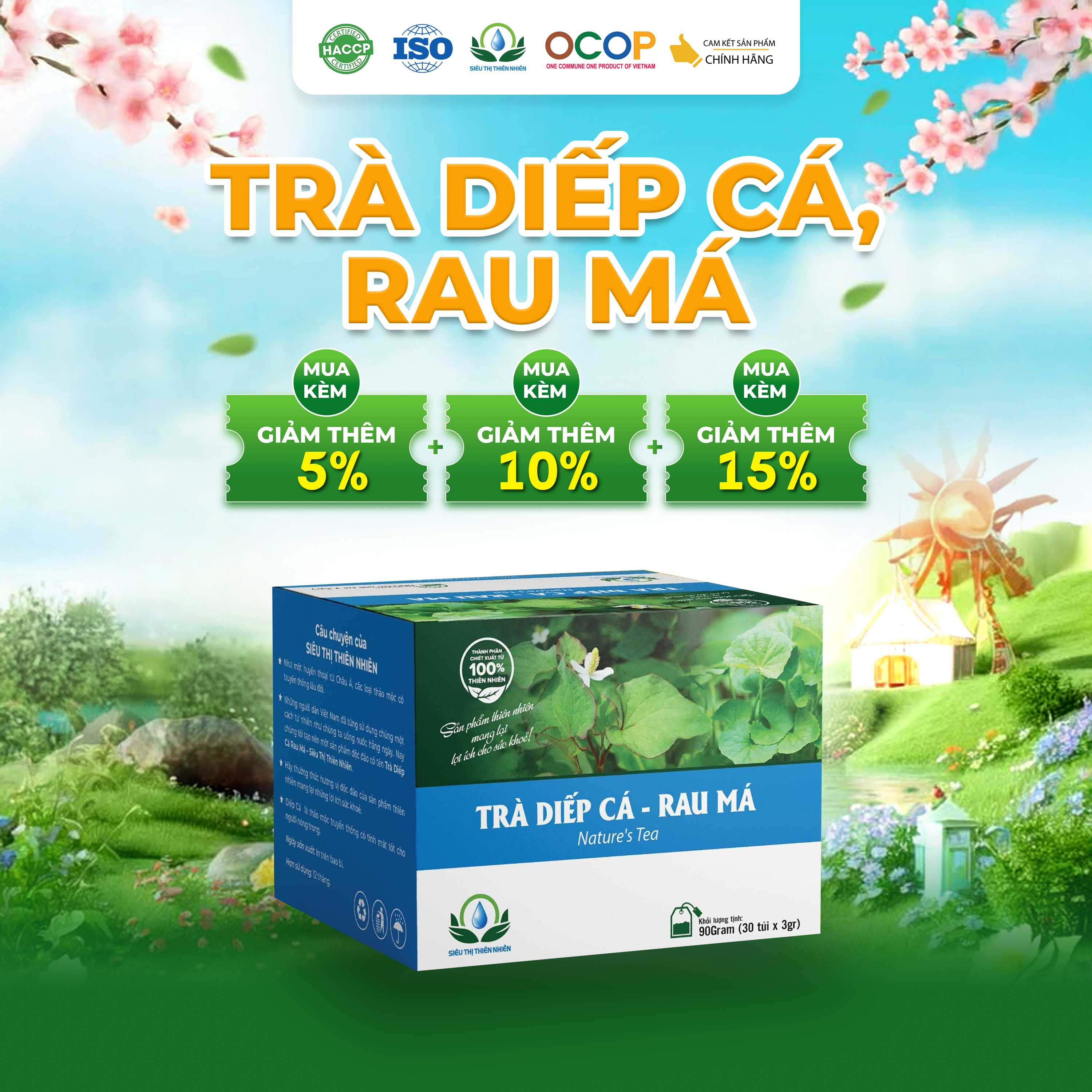 Trà Diếp cá, rau má