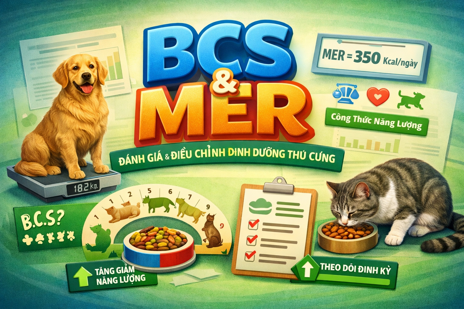 Kết hợp BCS và MER trong xây dựng khẩu phần