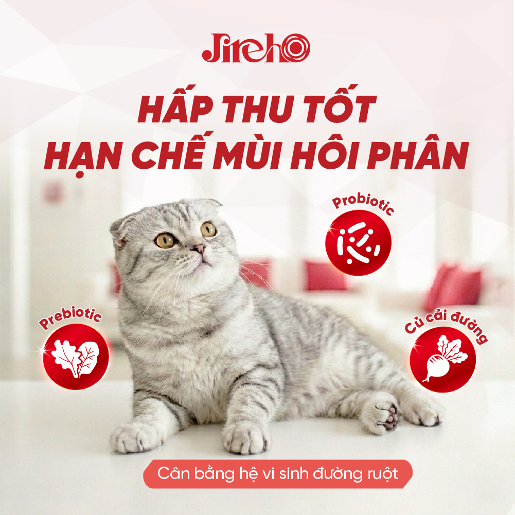 Thức ăn JirehO Thịt gà cho mèo