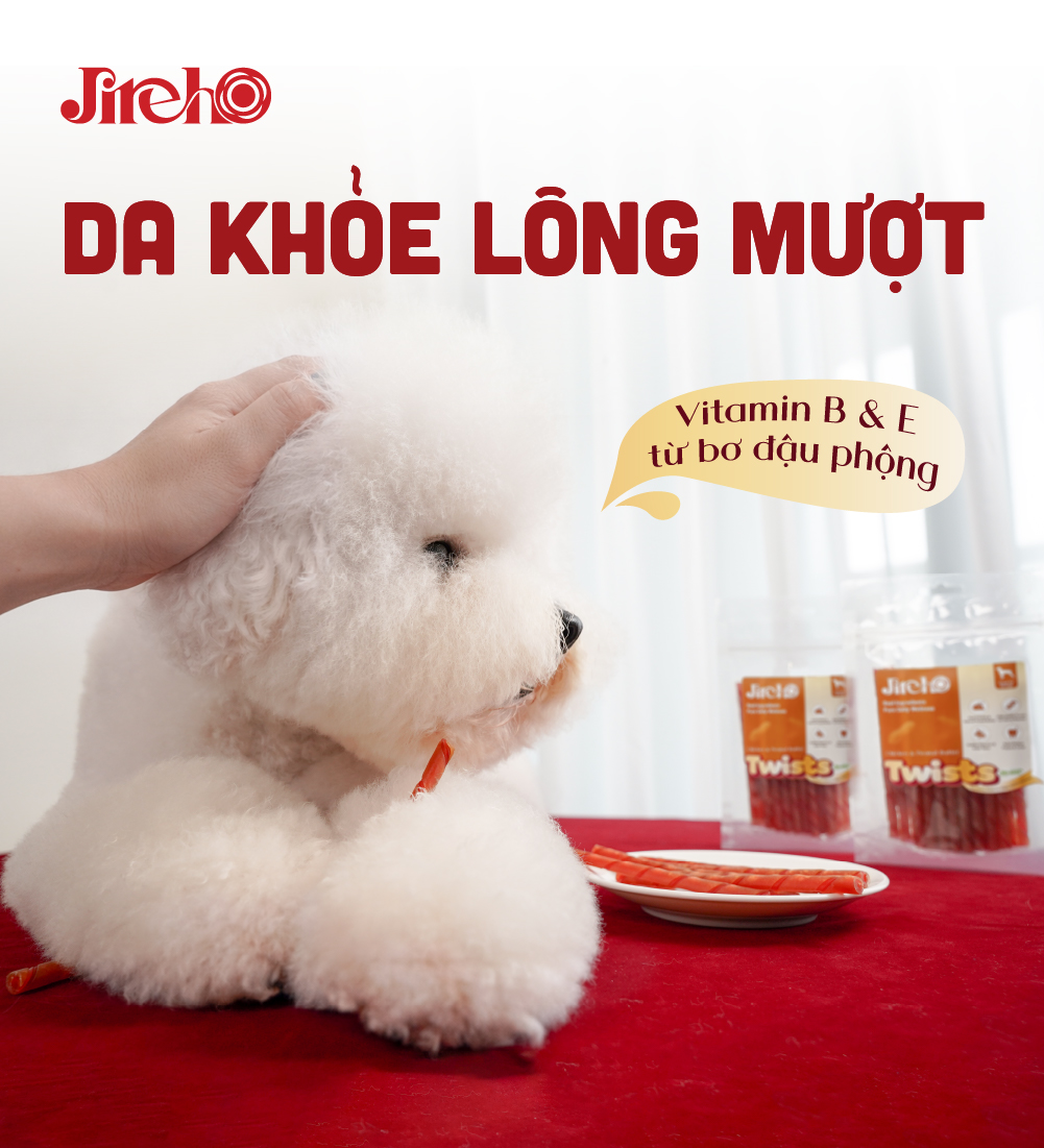 Que xoắn Thịt gà & Bơ đậu phộng
